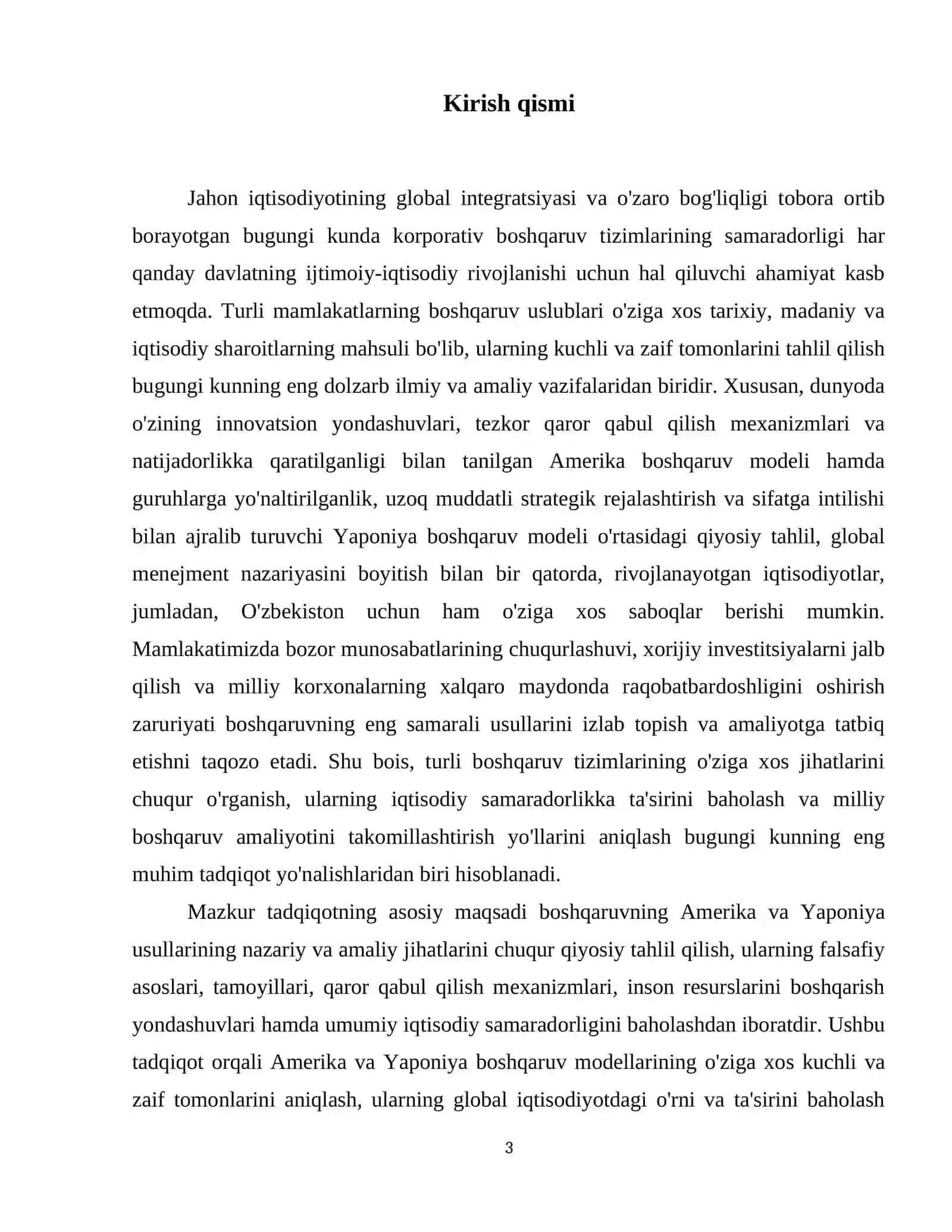 Boshqaruvni Amerika va Yaponiya usullari 4