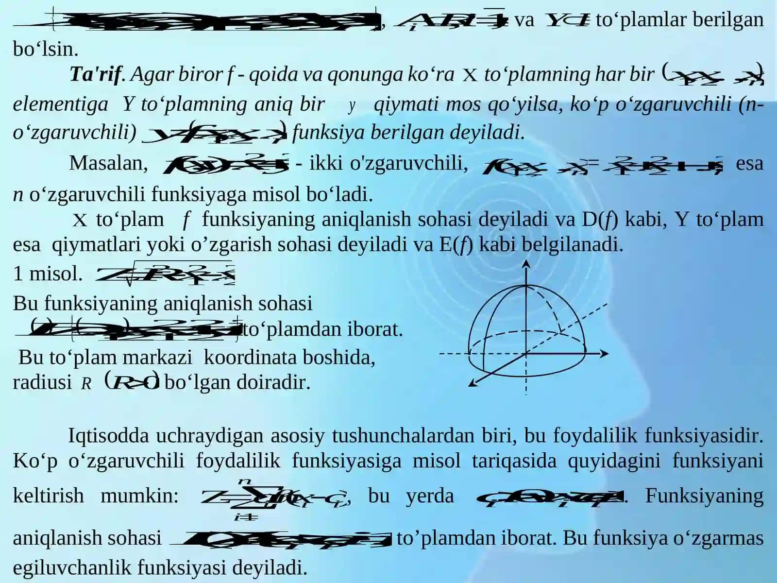 13-mavzu: Ko‘p o‘zgaruvchili funksiya differensiali 4