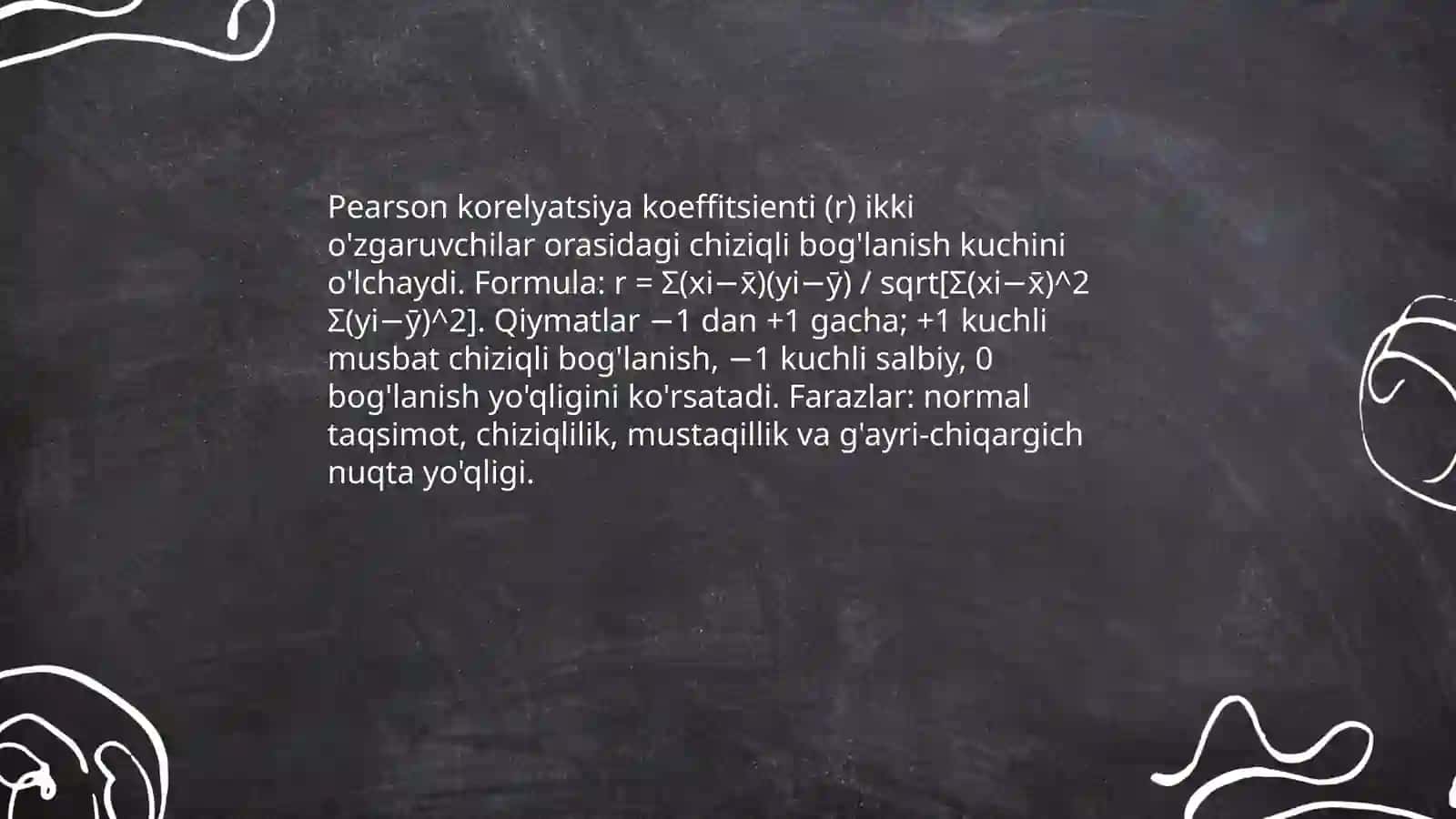 Korelyatsiya va regressiya 4