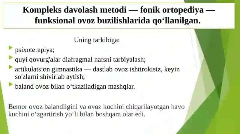 Bolalar ovozini rivojlantirish va tiklash metodikasi 4