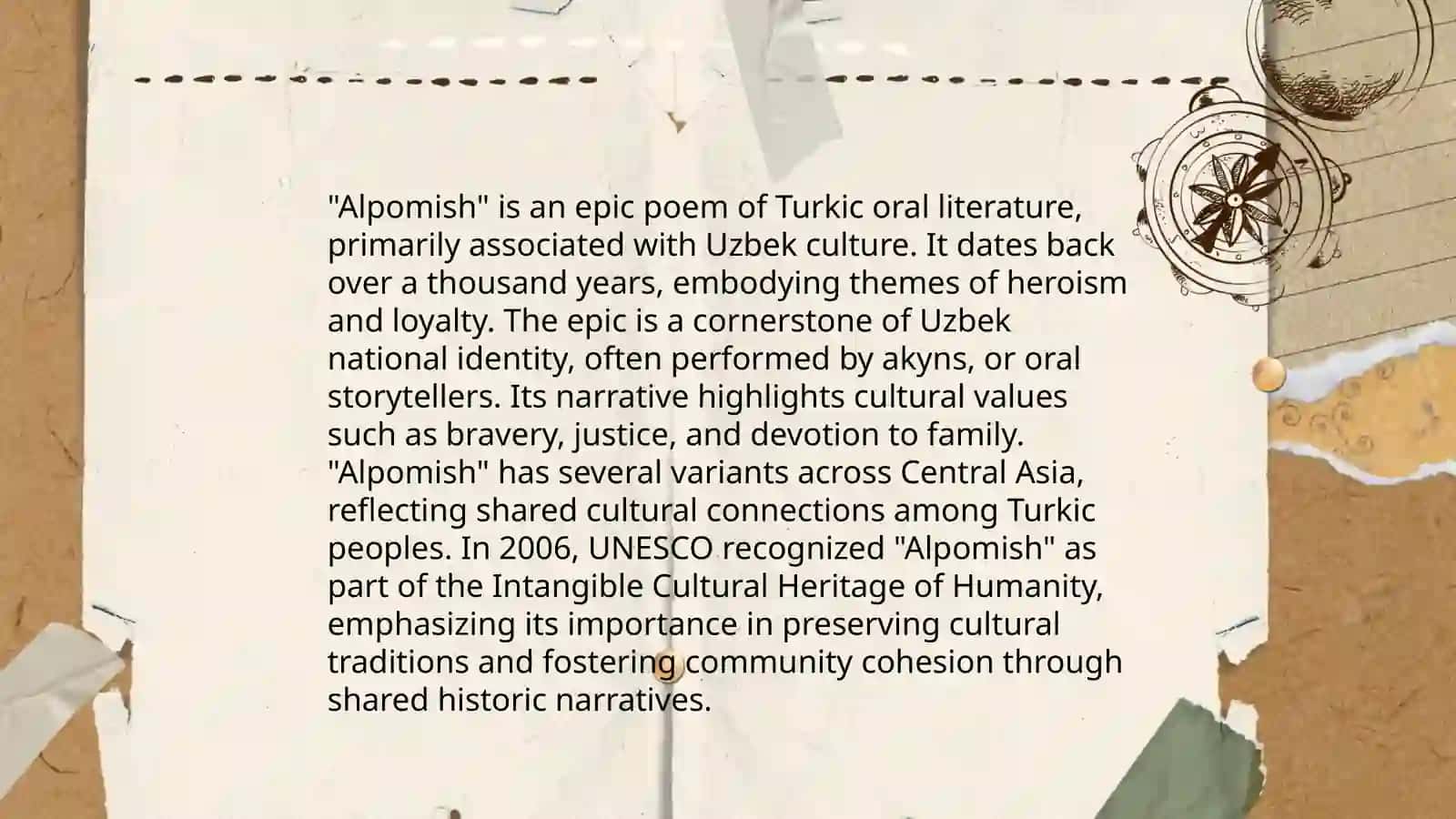 Alpomish haqida taqdimot 4