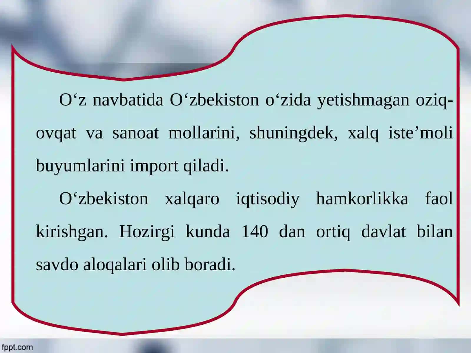 Tashqi iqtisodiy aloqalar 4