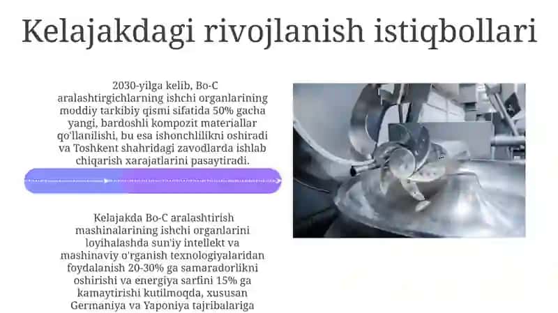 Bo-C Aralashtirgich Mashinasining Texnik Xususiyatlari 4