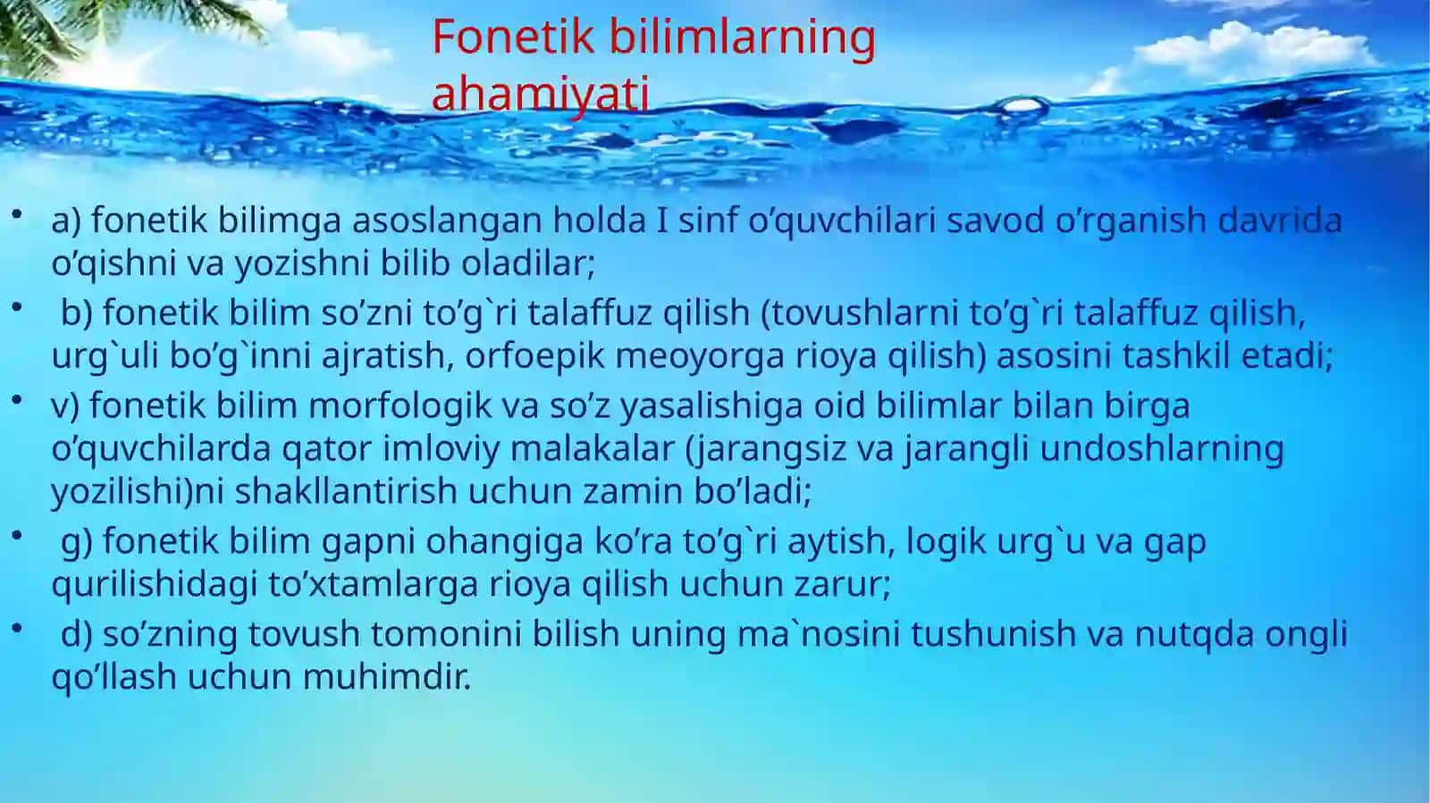 Fonetika, grammatika va so`z yasalishiga oid tushunchalarni shakllantirishning metodik asoslari 4