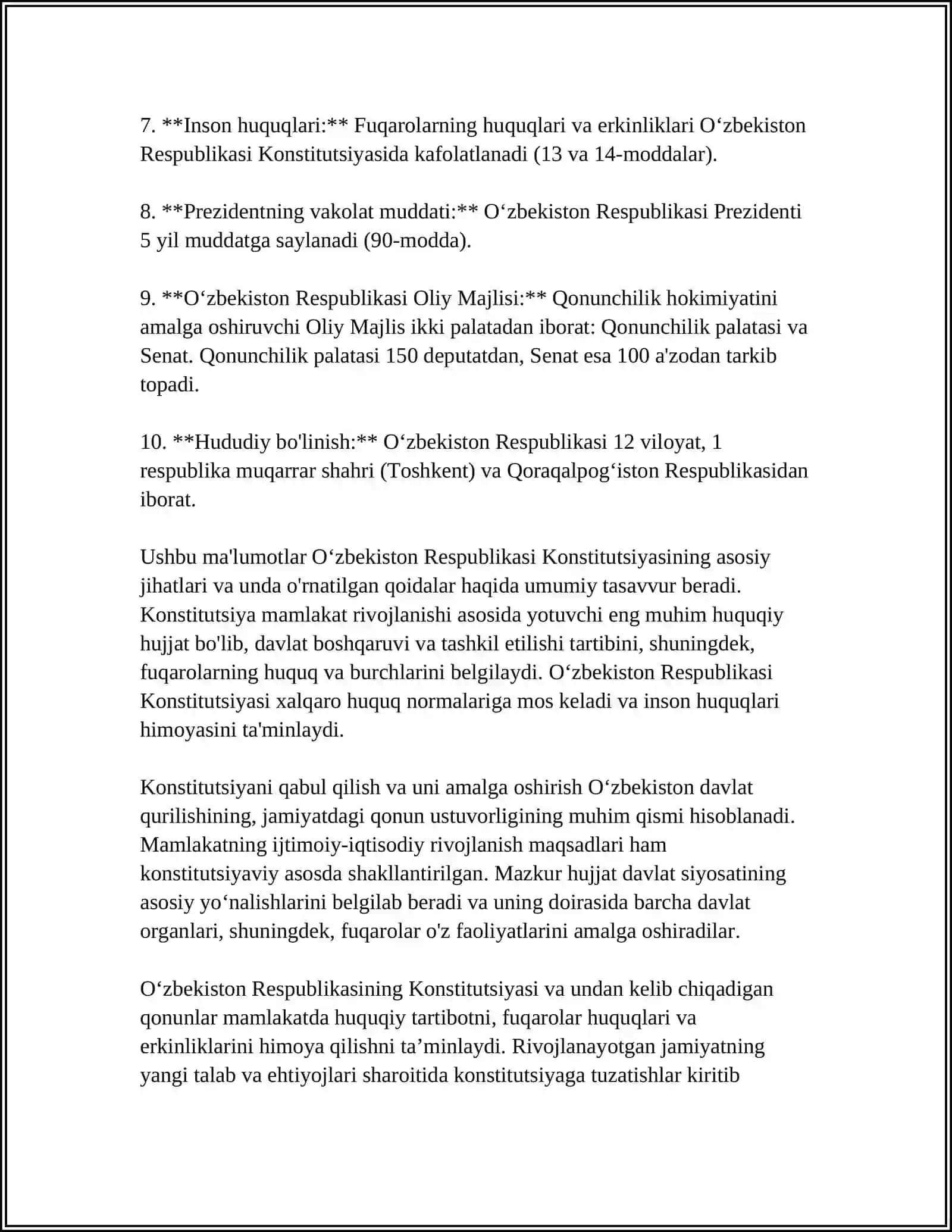 Oʻzbekistonda Davlat Hokimiyati 4