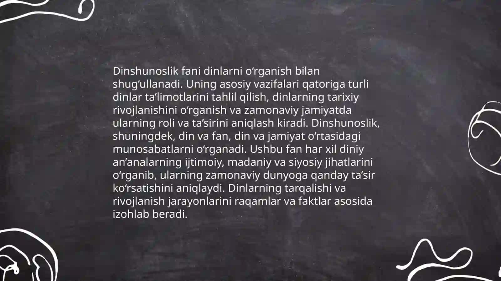Dinshunoslik fani maqsad va vazifalari 4