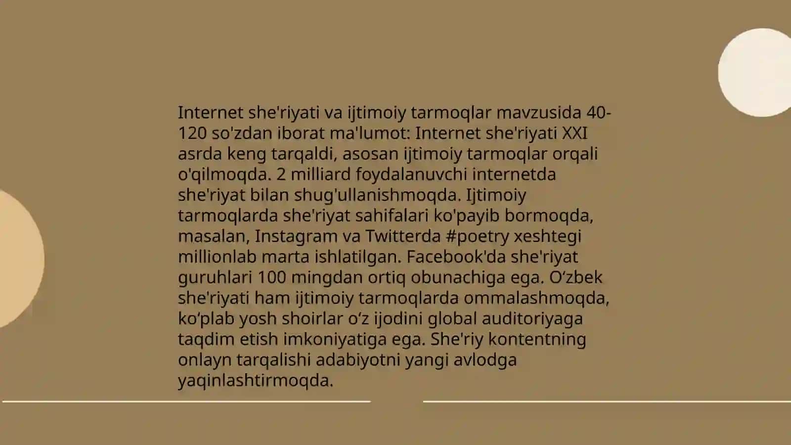 Hozirgi she'riy janrlar 4