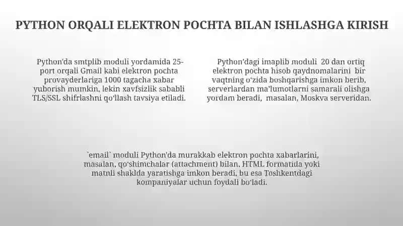 Elektron pochta bilan ishlash 4