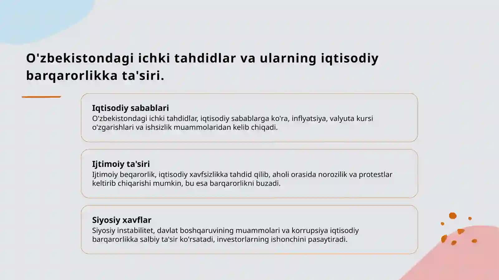 Iqtisodiy xavfsizlikka ichki tahdidlar 4