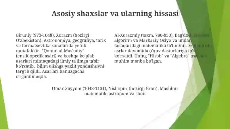 Yuksak manaviyatli yishlarni tarbiyalashda orta osiyo allomalari ilmiy merosining orni 4