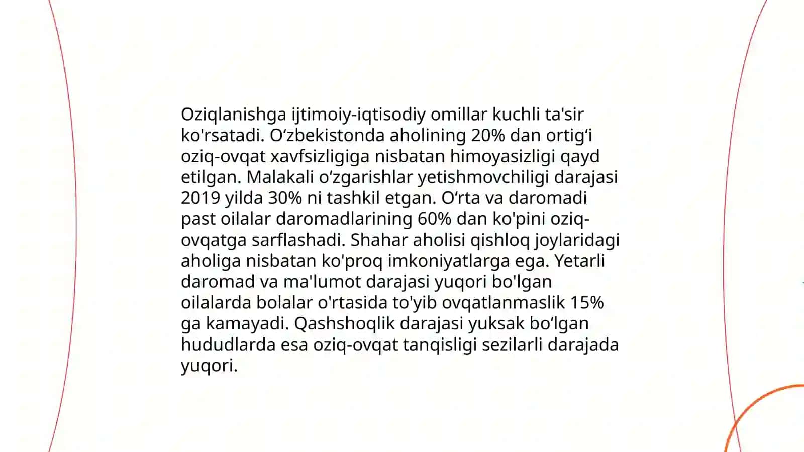 Aholini uyishmagan jamosini ovqat ratsionini tuzish 4