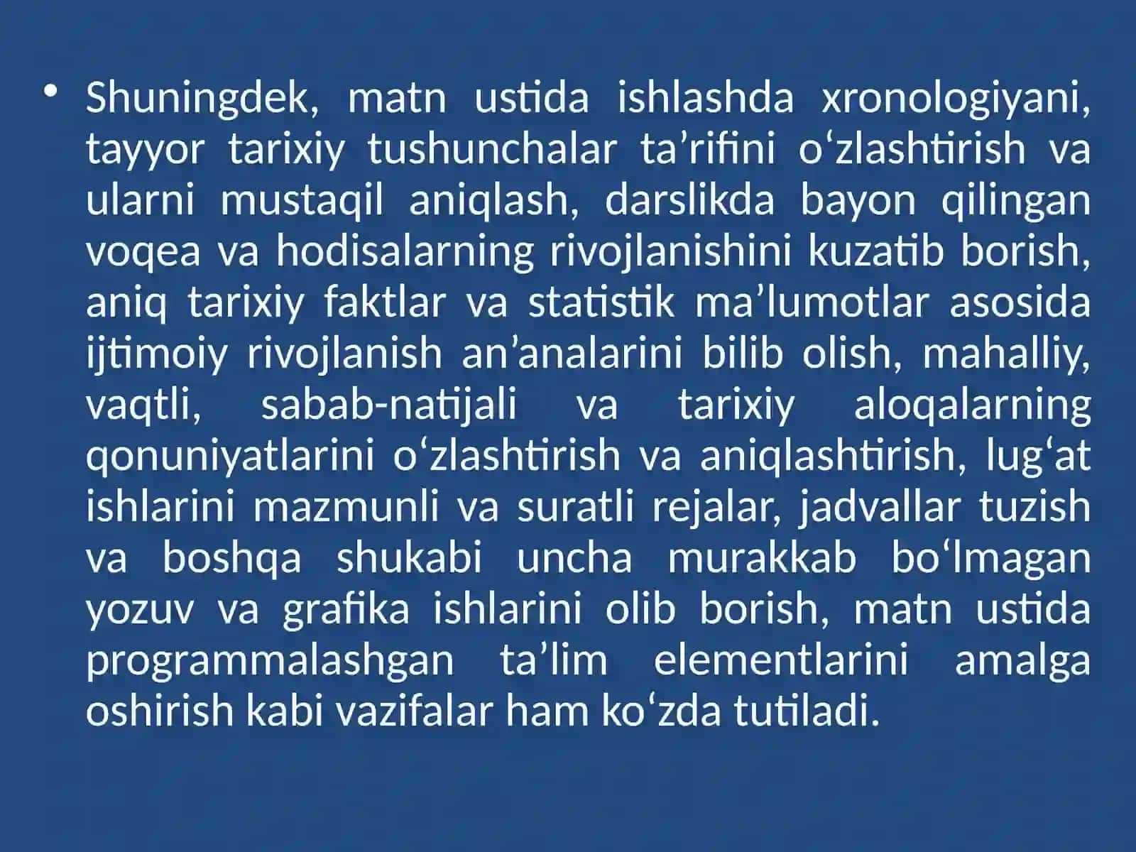 Tarixdarslari Turlari va Tuzilishi 4