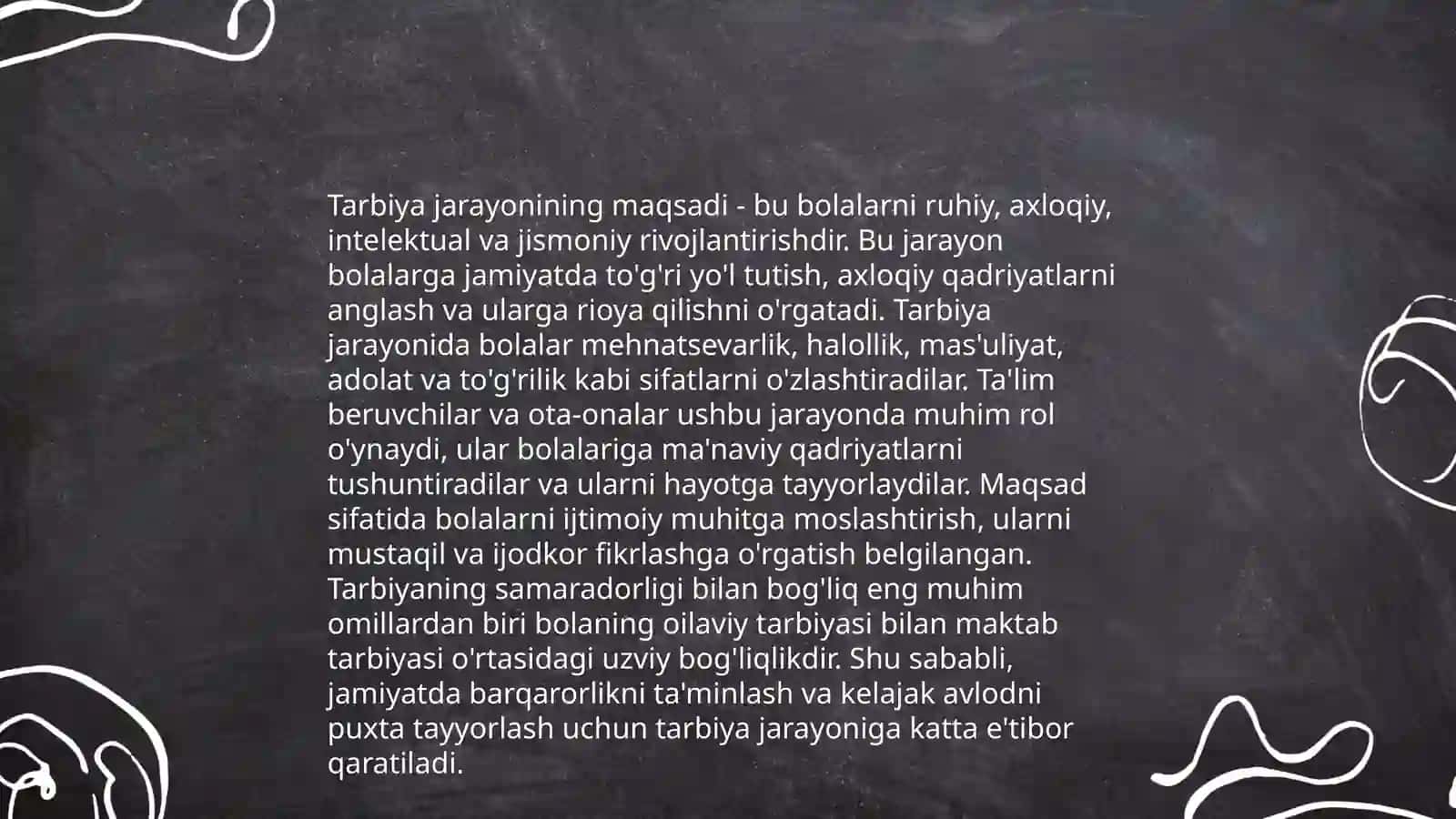 Tarbiya jarayonining mohiyati va mazmuni 4