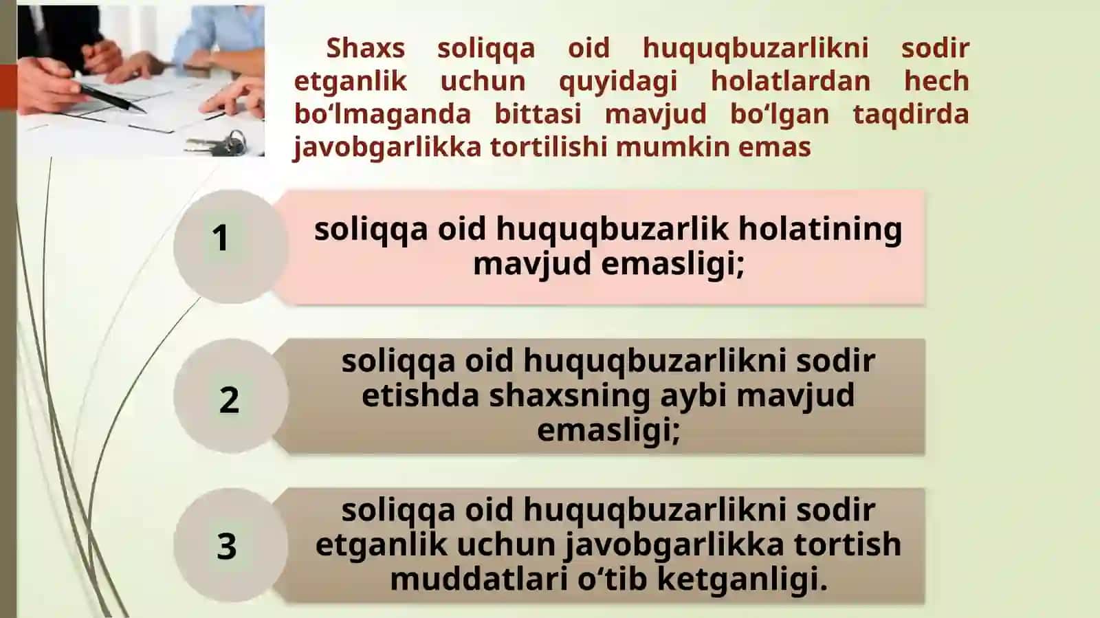 SOLIQQAOID HUQUQBUZARLIK UCHUN JAVOBGARLIK 4