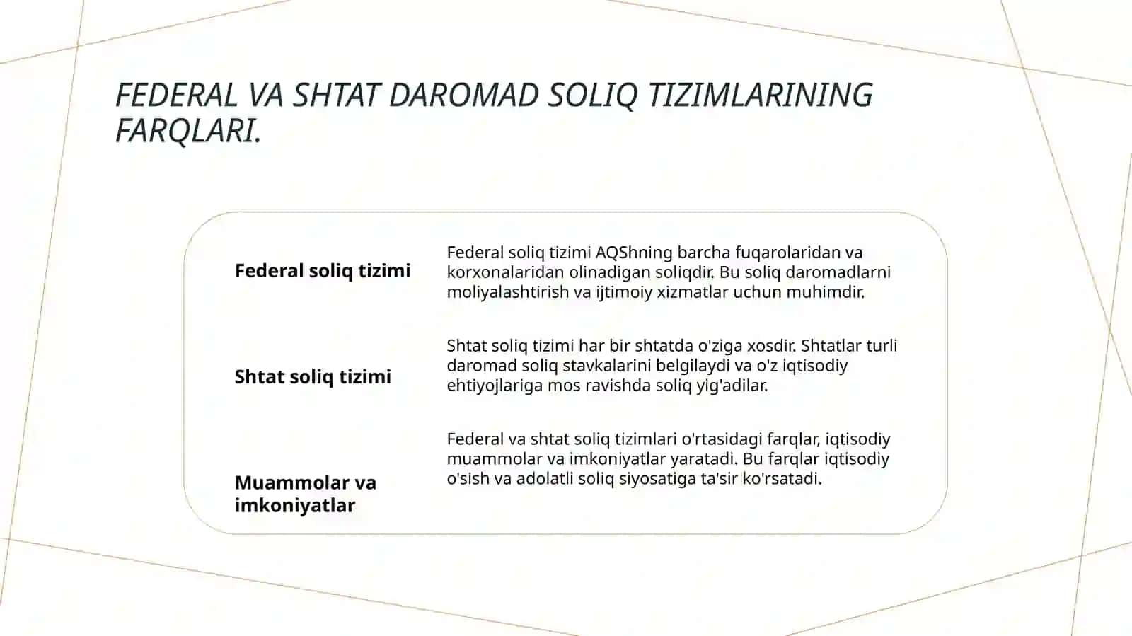 Amerika Qo'shma Shtatlari soliq tizimi 4