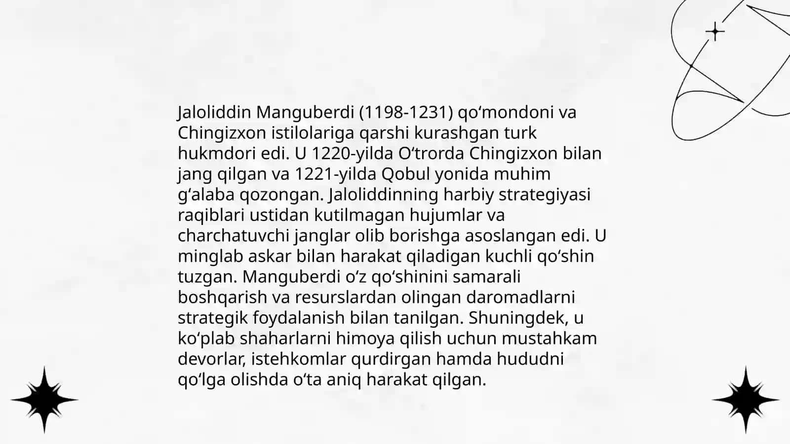 Jaloliddin Manguberdi - Vatan himoyachisi 4