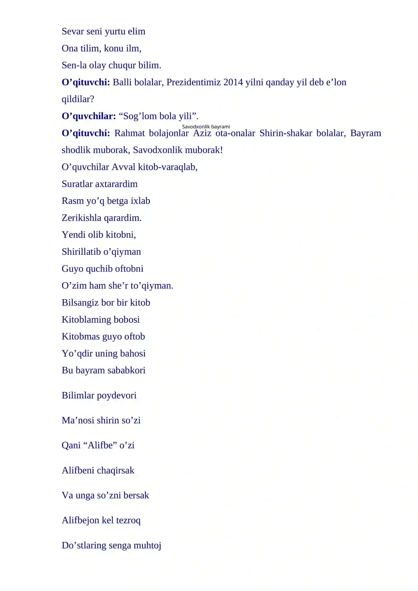 Alifbe bayrami 4