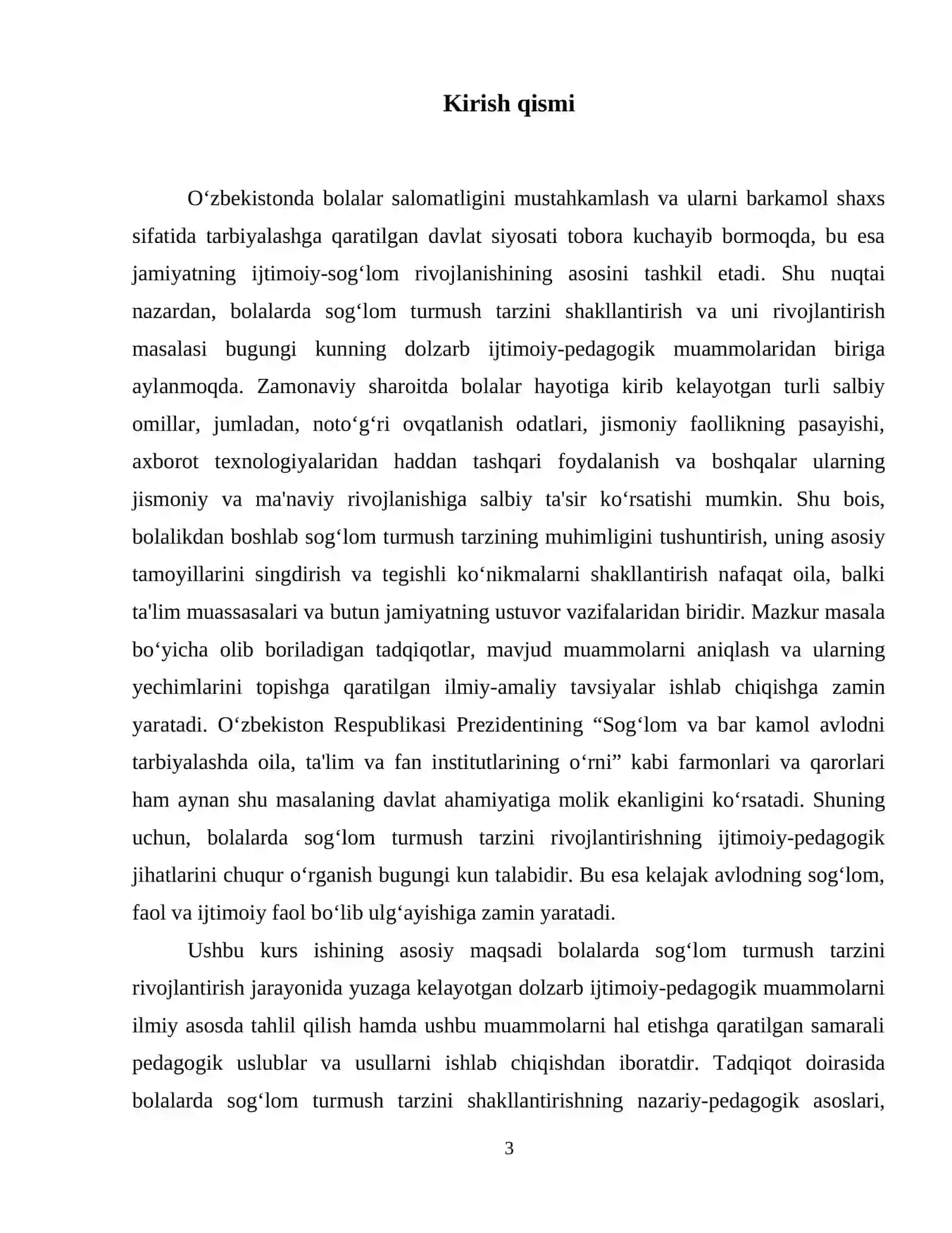 Bolalarda sog‘lom turmush tarzini rivojlantirish ijtimoiy pedagogik muammo sifatida 4