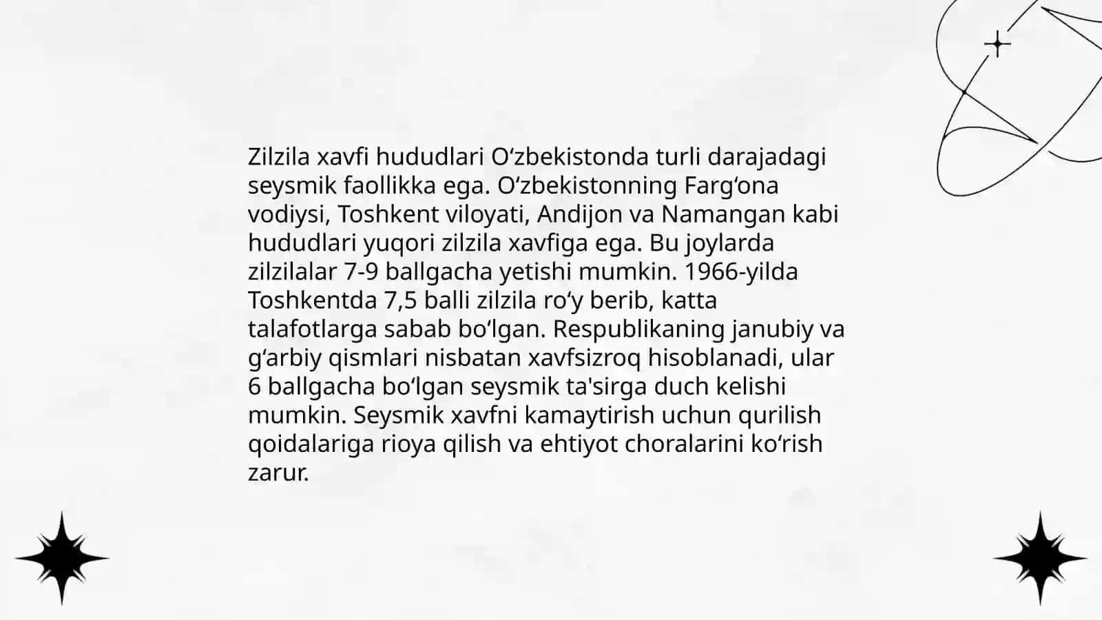 Kuchli yer silkinishi natijasida yuzaga kelgan voyranagarchiliklarni aniqlash 4