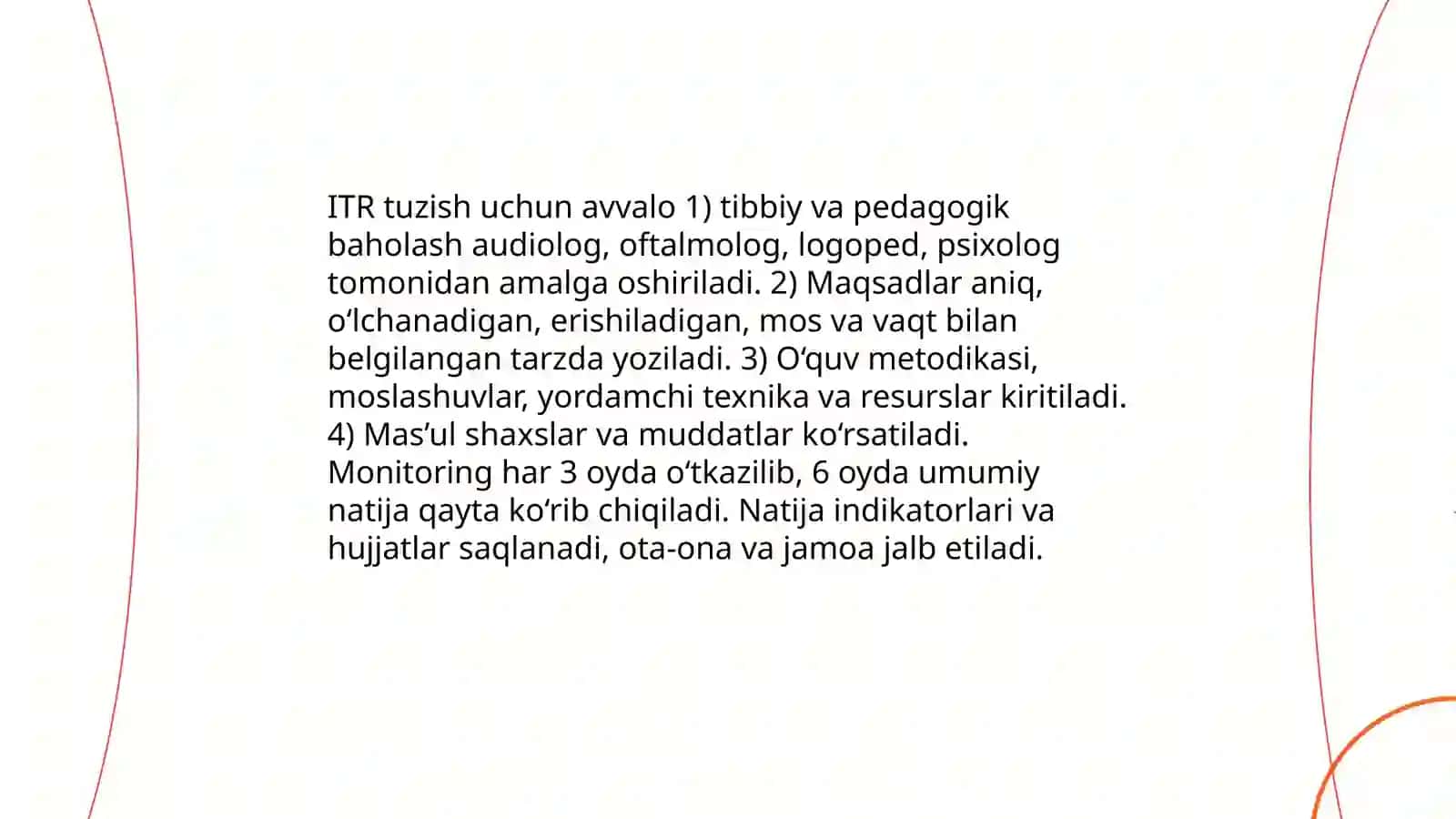 Sensor (eshitishida yoki ko‘rishida) kamchiliklarga ega bo‘lgan bolalar uchun inklyuziv ta’lim strategiyalari va ularni amalga oshirish shart-sharoitlari 4