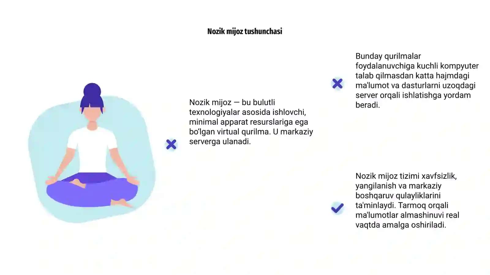 Virtual olam "nozik mijoz" bulutli tehnologiyalar xususiyatlari 4