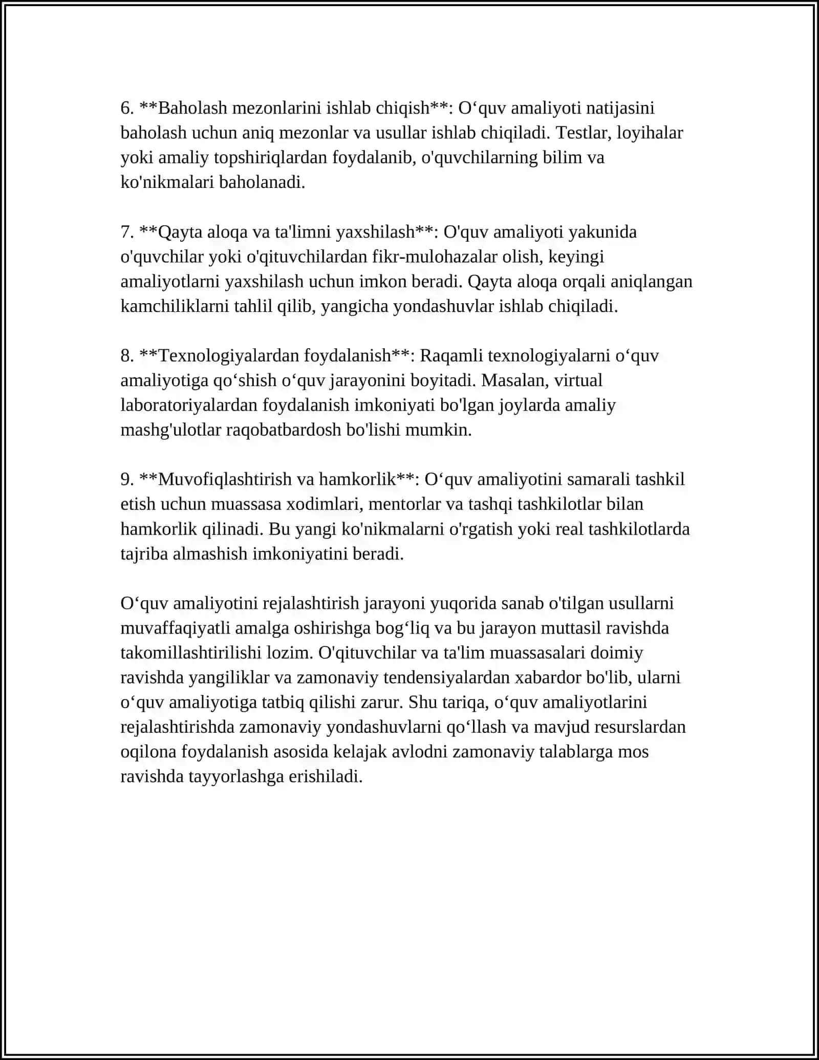 OʻQUV VA PEDAGOGIK AMALIYOTNI TASHKIL ETISH SHAKILLARI 4