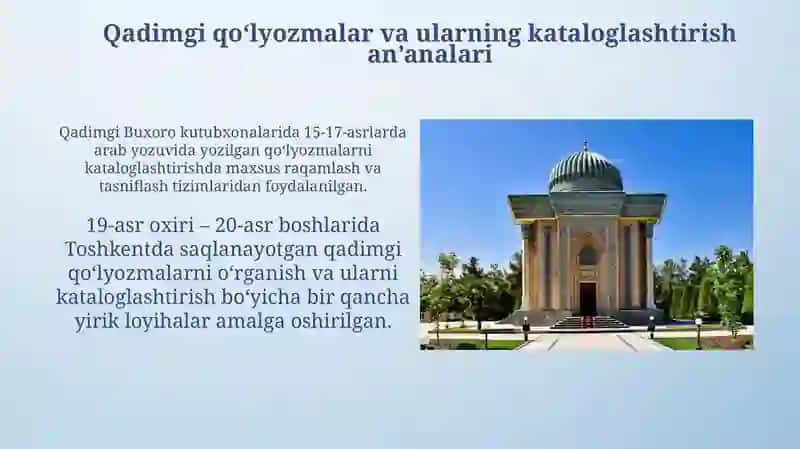 Markaziy Osiyo bibliografiyasining xalqaro aloqalari 4