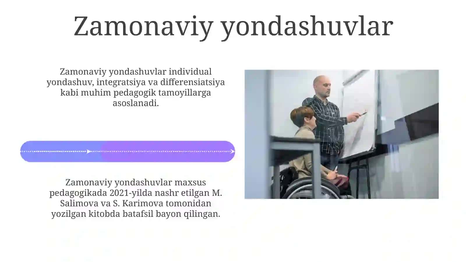 Imkoniyati cheklangan bolalarga sinf xonalarini moslashtirish va korreksion yordam koʻrsatish 4