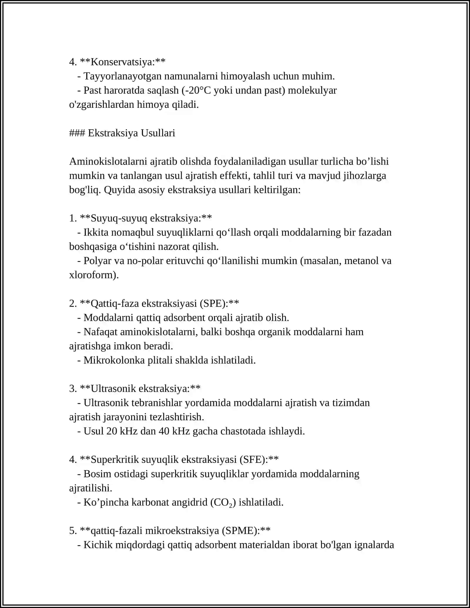 AMINOKISLOTALARNI AJRATIB OLISH VA IDENTIFIKATSIYA USULLARI 4