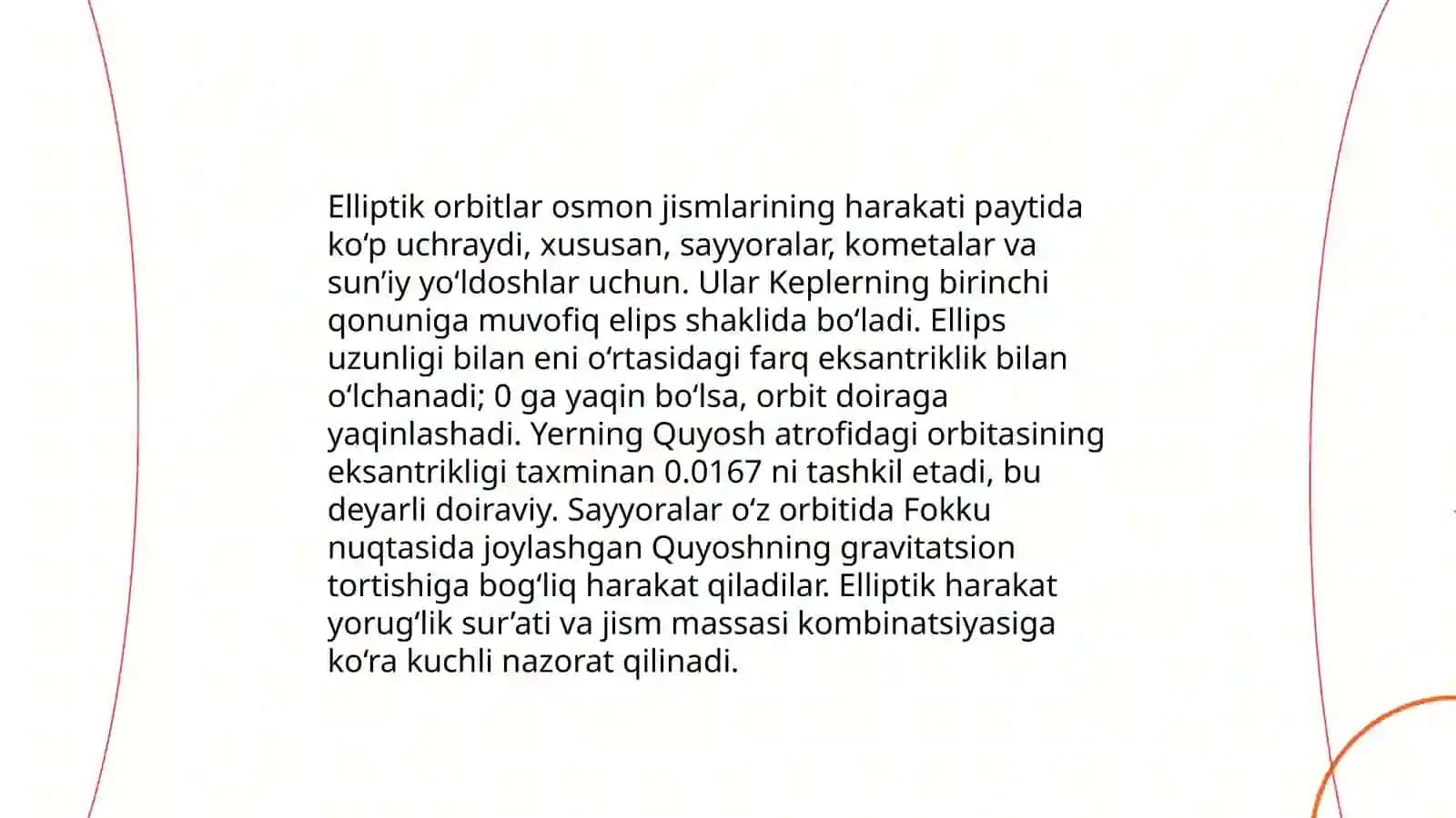 Kepler masalasi. Markaziy maydonda sochilish jarayonlari 4