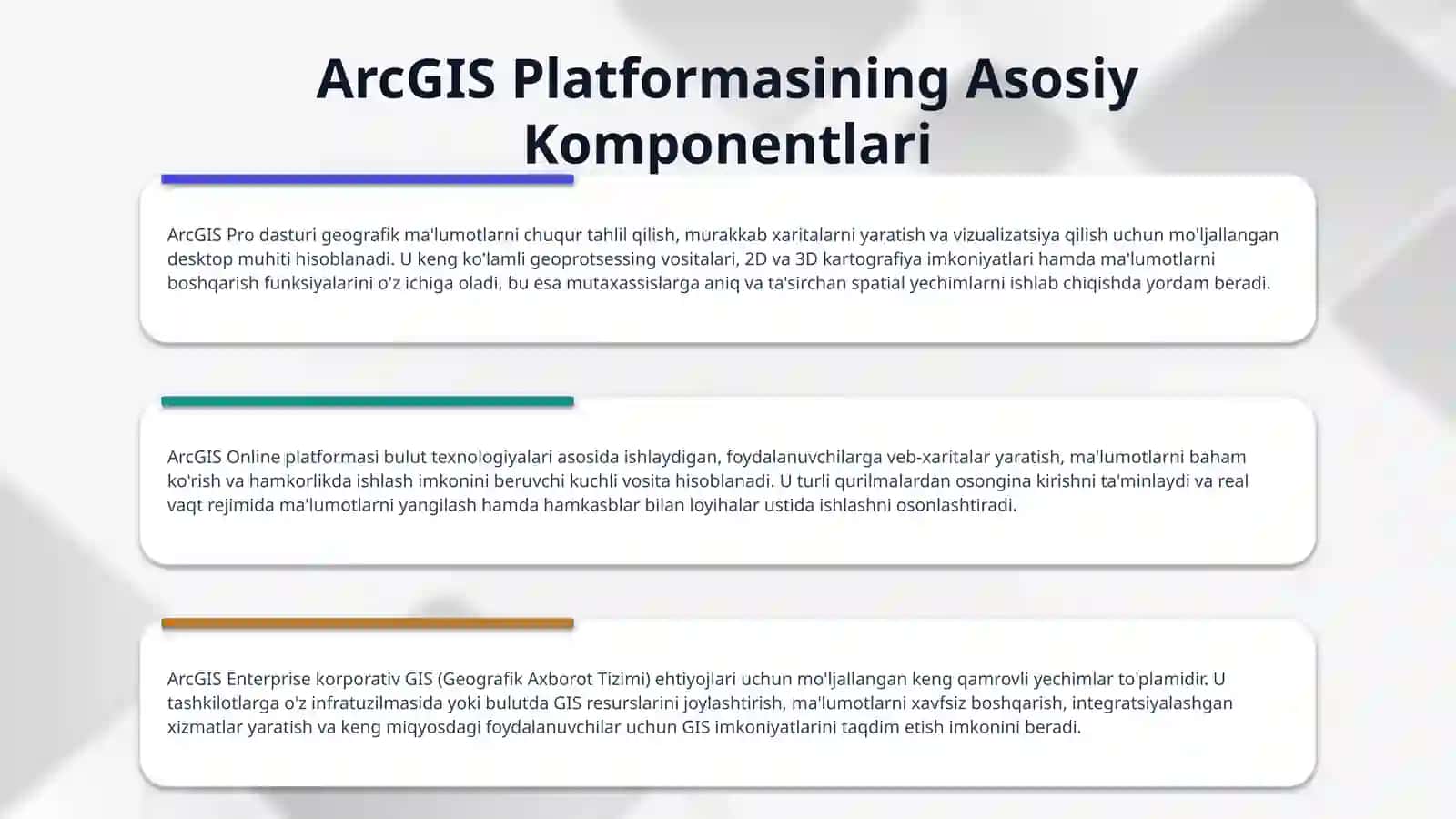 ArcGIS dasturi va uning ahamiyati 4