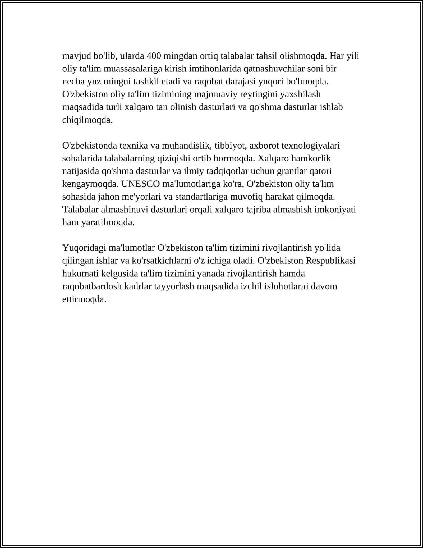 Ta'lim tizimi 4
