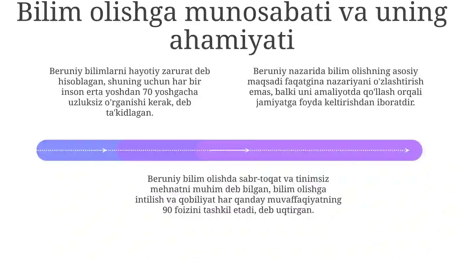 Beruniyning pedagogik qarashlari 4