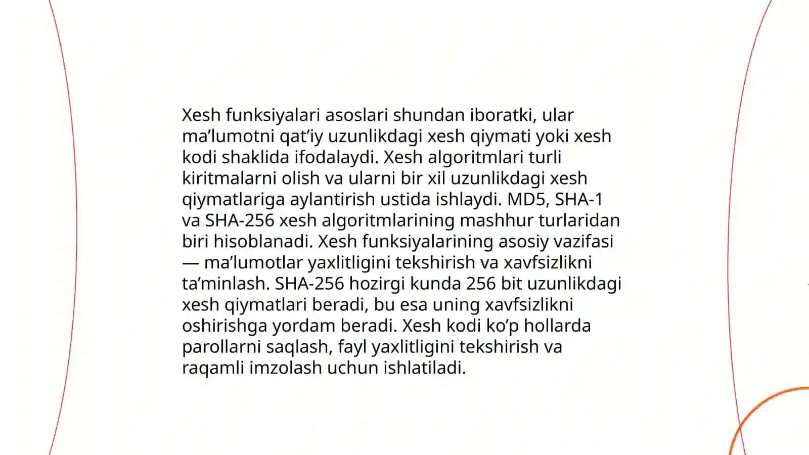 Xesh jadval va xesh funksiyalari 4