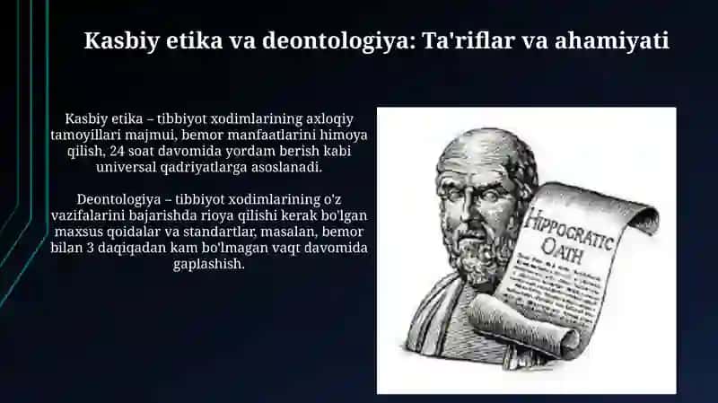 Tibbiyot xodimlarining madaniyati 4