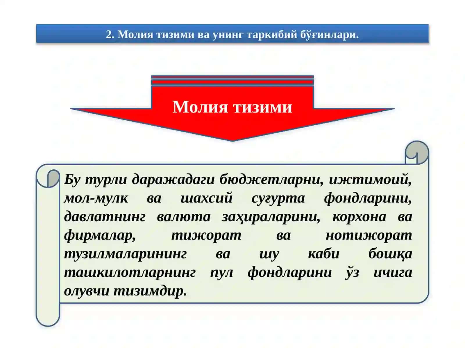 Молиянинг моҳияти ва вазифалари 4