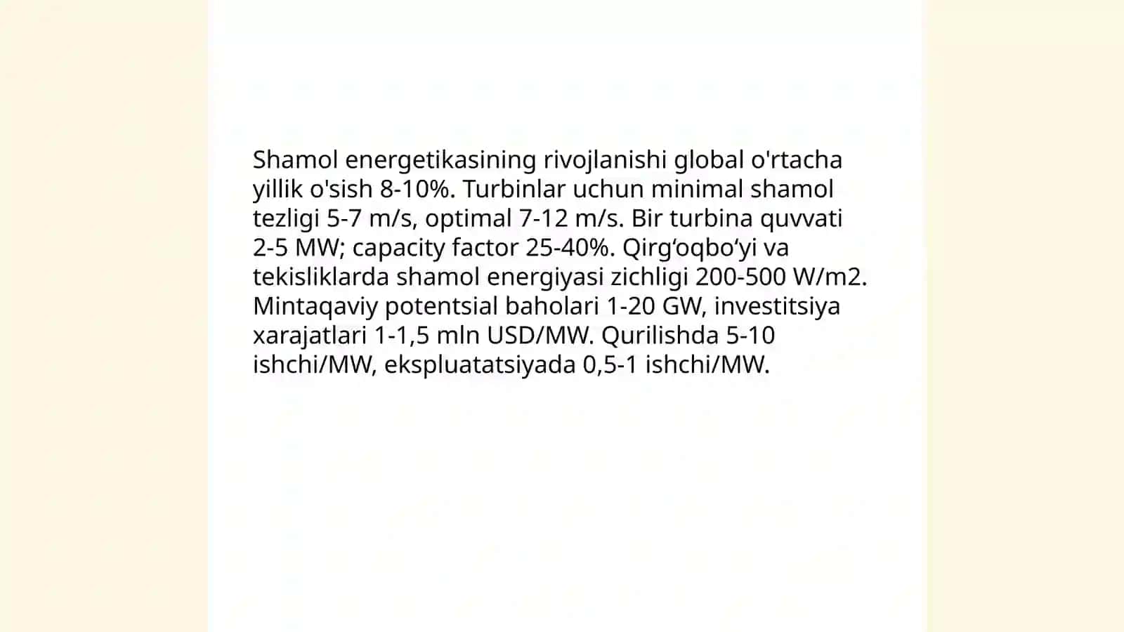 Qayta tiklanuvchi energiya manbalarining qo'llanilishi va kelajagi 4