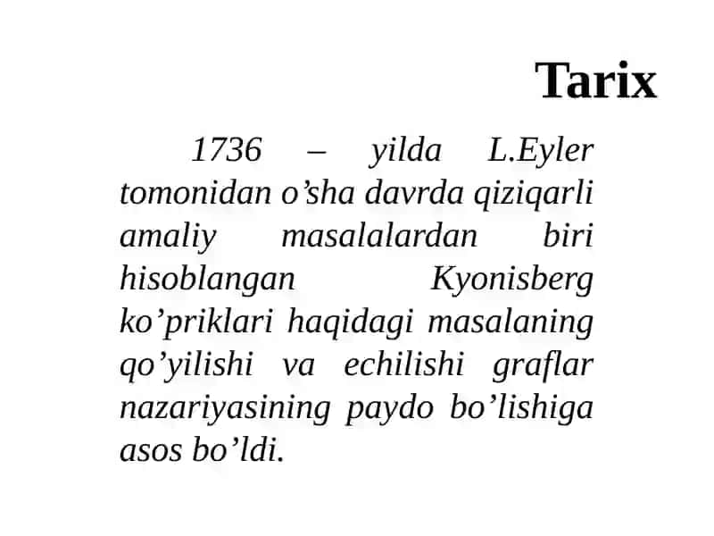 Graflarni ko‘rish algoritmlarini ishlab chiqish 4