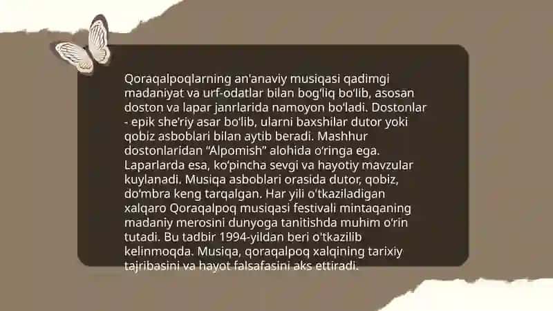 Qoraqalpoqlar madaniyati 4