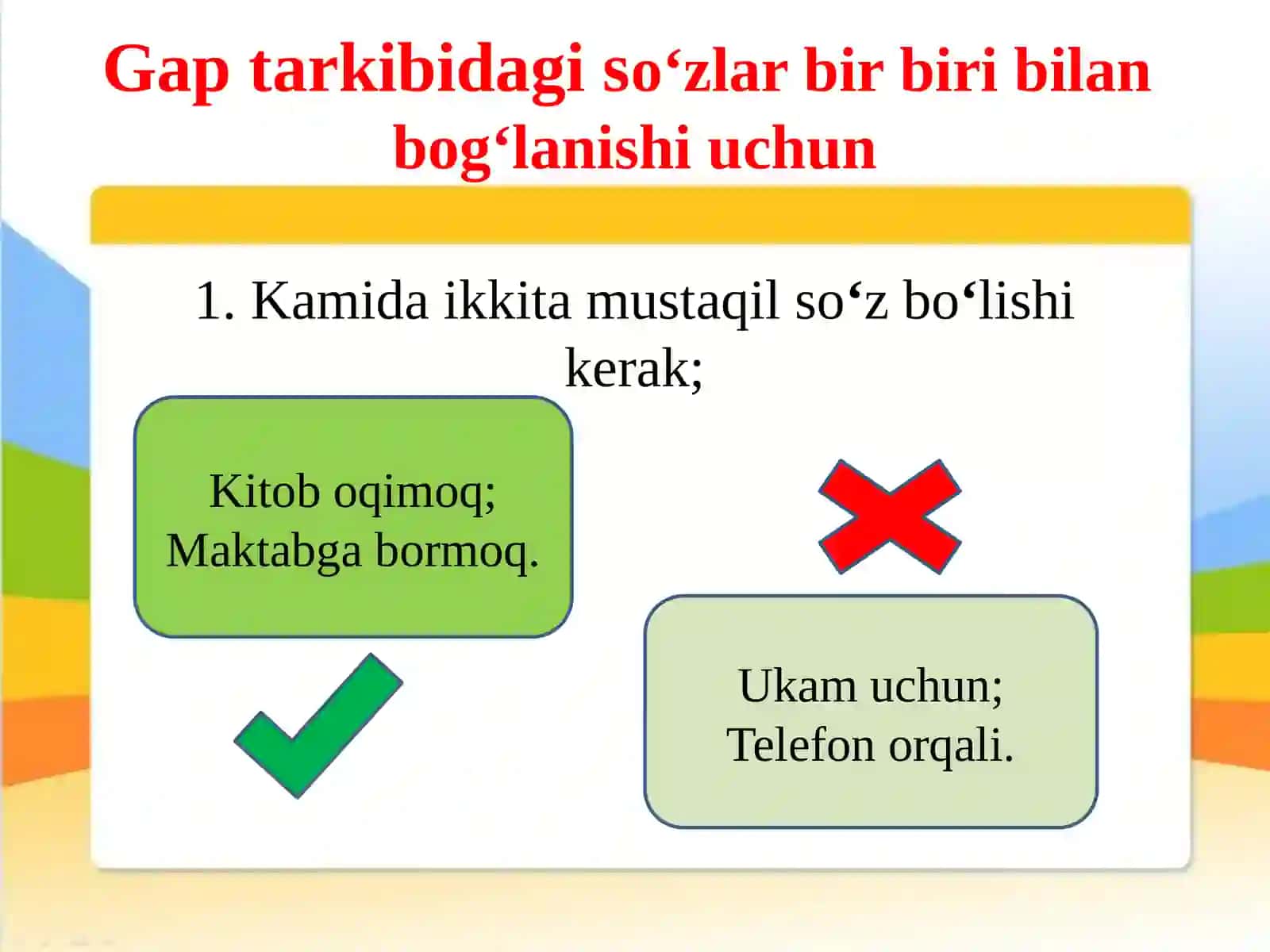 Gap va so‘z birikmasi ustida ishlash yuzasidan 1-4-sinflar uchun metodik tavsiyalar ishlab chiqish 4