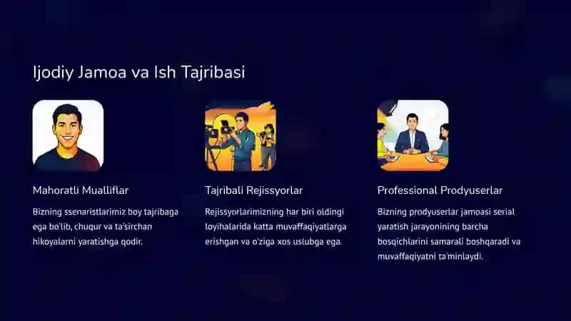 Serial G'oyasini Prodyuserlarga Taklif Qilish 4