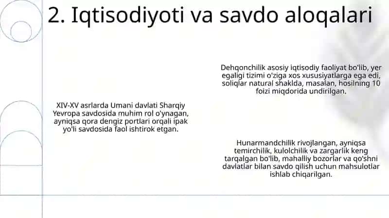 XII-XVII asrlarda Umoniylar davlati 4