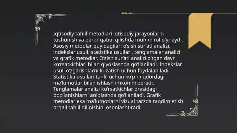 Iqtisodiy tahlil ishni tashkil etish va uning axborot bazasi 4