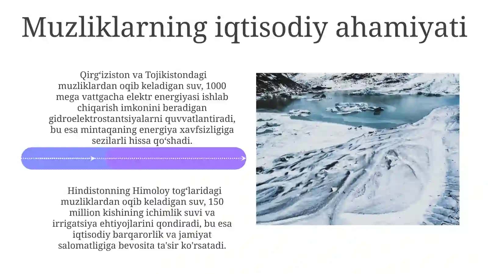 Muzliklarning gidrologik ahamiyati 4