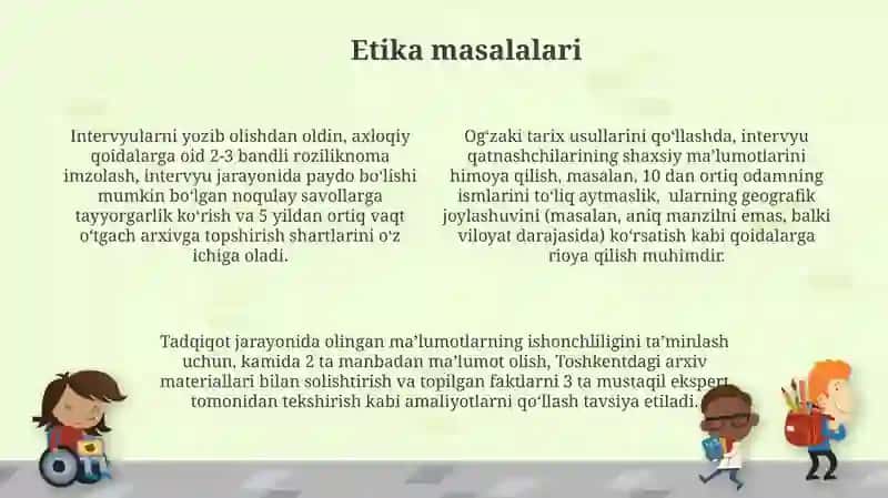 Ogʻzaki tarix usullari 4