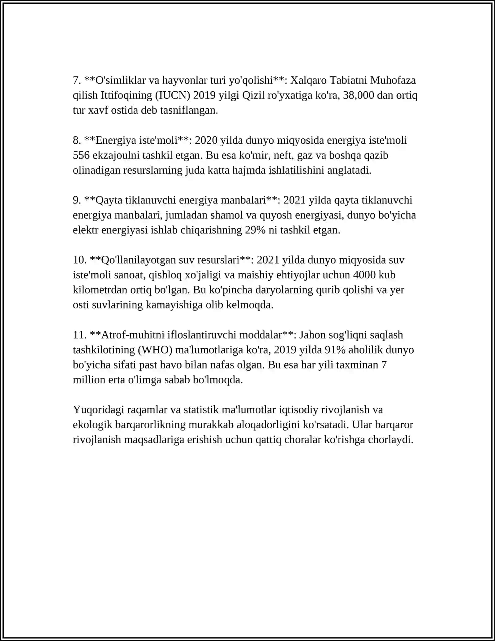 Iqtisodiyotda ekologik barqarorlik tamoyillari 4