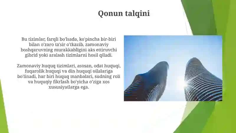 Hozirgi zamonning asosiy huquqiy tuzm va oilalari 4