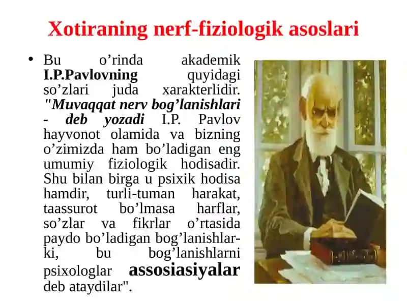 Xotira haqida umumiy tushuncha 4