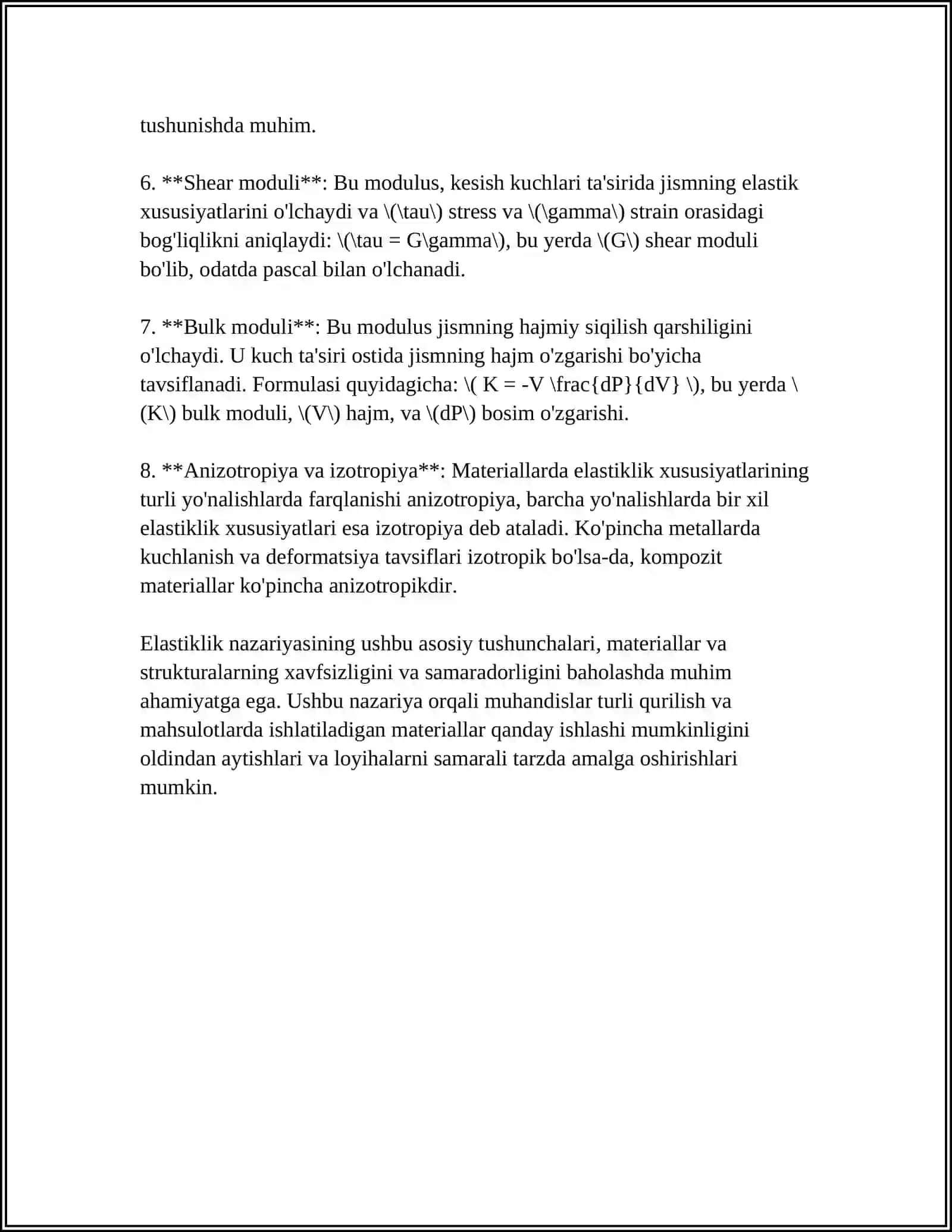 ELASTIKLIK NAZARIYASINING AMALYOTDA QOLLASH XUSUSIYATLARI 4
