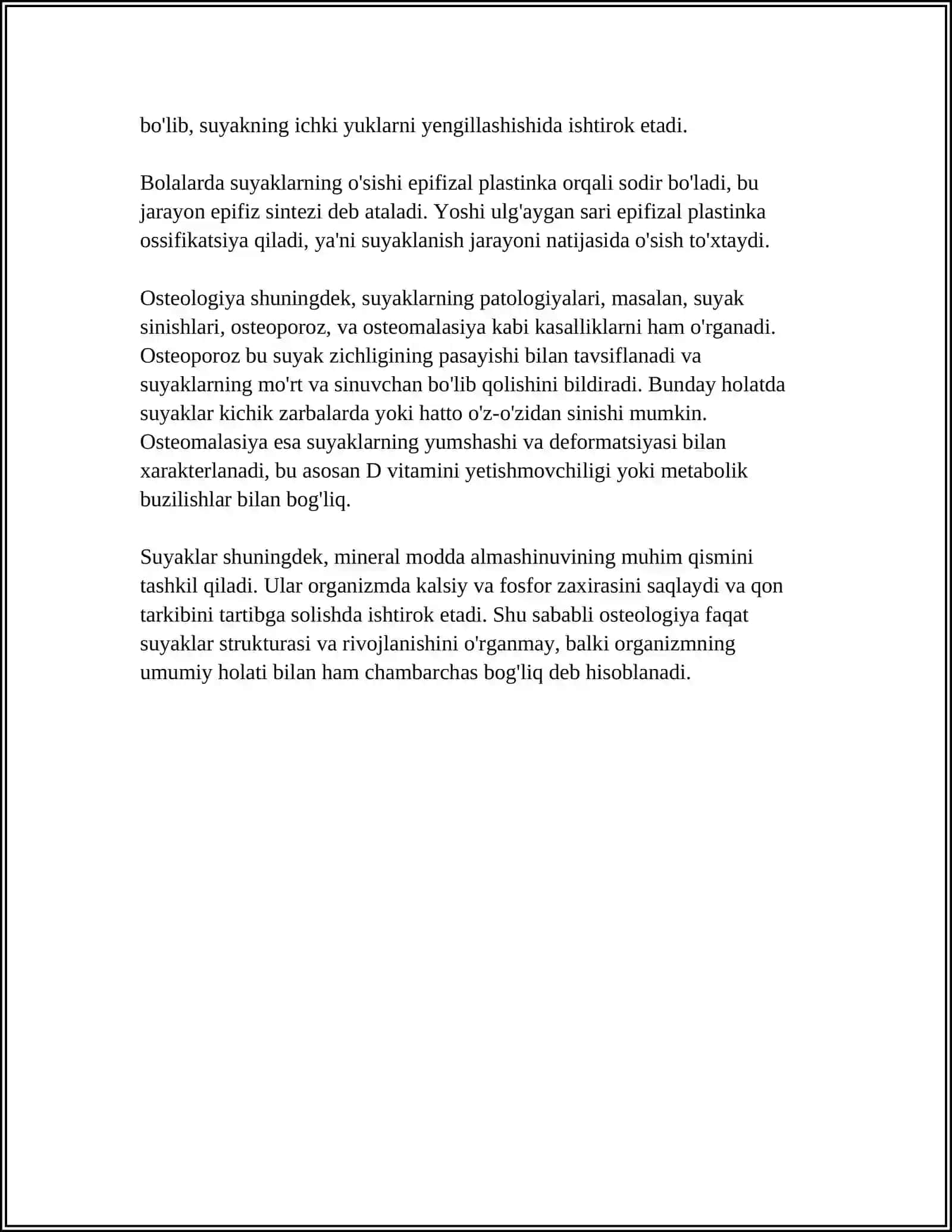 KALLA SUYAGINING RENGEN ANATOMIYASI. KRASVORD BILAN 4
